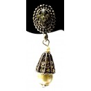 Silver Oxidized Earrings Jhumka Jhumki Ethnic Imitation Jewelry Dangle Long EA25
